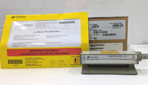 8494B（未使用品）手動衰減器 18 GHz、11 dB、1 dB 步進　Keysight　序號：MY42157164