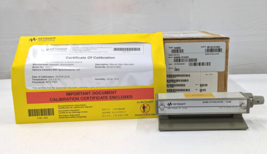 8496B（未使用品） 手動衰減器 18 GHz、110 dB、10 dB 步進　Keysight　序號：MY42151602