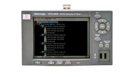 MTX100B (Op07)　MPEG 錄影機暨播放器　Tektronix / 泰克　序號：B010395