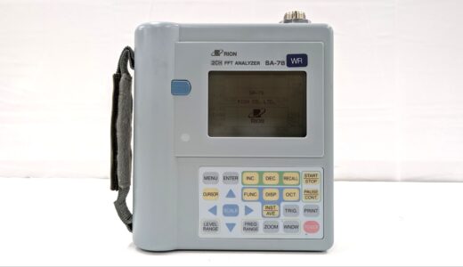 SA-78　2通道小型FFT分析儀　RION／里昂　序號：34921075