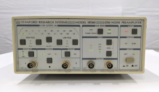 SR560　低雜訊電壓前級放大器　史丹福研究　序號：01341