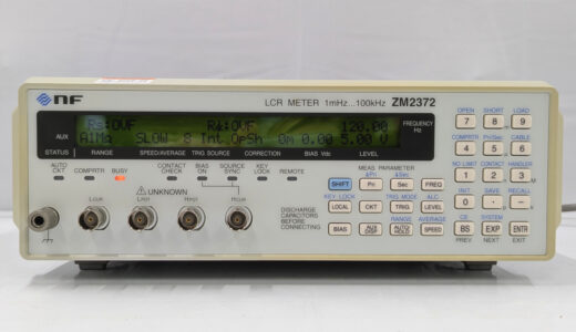 ZM2372　LCR計　NF電路設計模組　序號：9122623