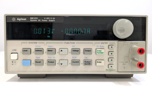6612C 40 W 系統電源（20 V、2 A）　Keysight（AT）序號：MY52000241