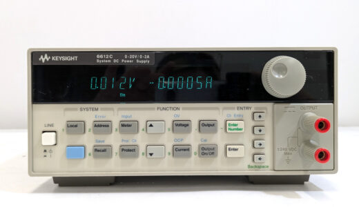 6612C 40 W 系統電源（20 V、2 A）　Keysight（AT）序號：MY52000745